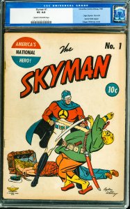 Skyman #1 (1941 CGC Graded 4.0 - 1st issue!