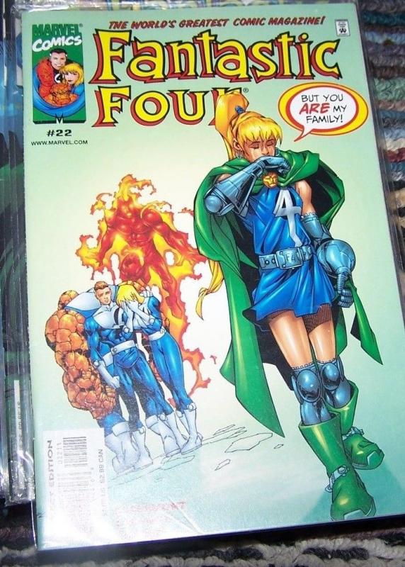 FANTASTIC FOUR #22  vol 3 1999 marvel  VALERIA VON DOOM+ DR DOOMS DAUGHTER