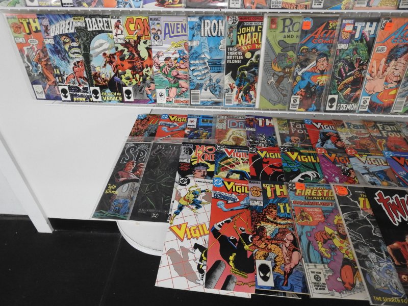 Huge Lot 160+ Comics W/ Fantastic Four, Spider-Man, Superman+ Avg VF- Condition!
