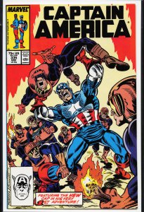 Captain America #335 (1987) Captain America [Key Issue]