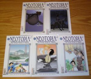 Neotopia vol. 2: the Preilous Winds of Athanon #1-5 VF complete series  espinosa