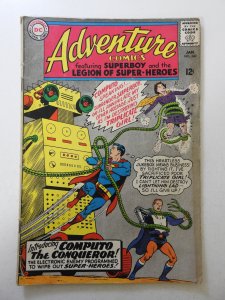 Adventure Comics #340 (1966) VG- Condition moisture stain