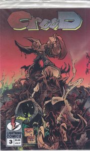 CreeD (2nd Series) #3 (with card) VF ; Lightning | Trent Kaniuga