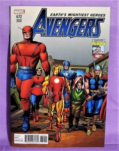AVENGERS #672 Jack Kirby 100th Incentive Variant Cover (Marvel, 2017)! 759606087662