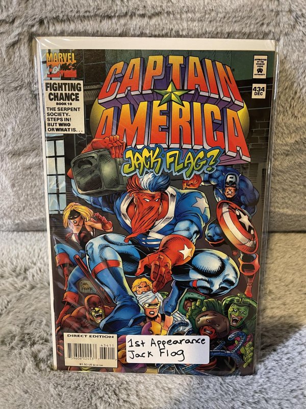 Captain America #434 (1994) First Appearance Jack Flag