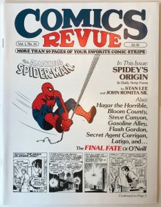 COMICS REVUE Magazine Issue 14 — 1985 Comics Int Spider-Man’s Origin Stan Lee