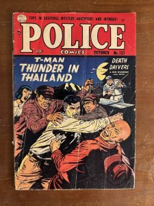 Police Comics #127 (Quality Comics 1953) [GD] “Thunder In Thailand”