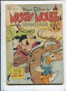 WALT DISNEY'S MICKEY MOUSE and the BEANSTALK #157 FUN AND FANCY FREE (3.5) 1947