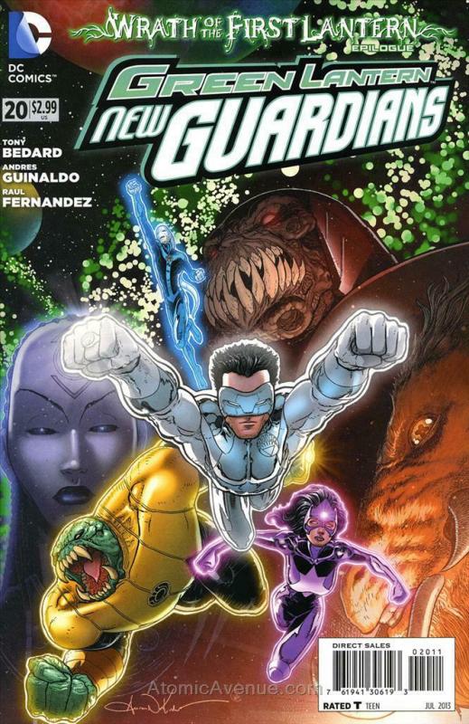 Green Lantern: New Guardians #20 VF/NM; DC | save on shipping - details inside