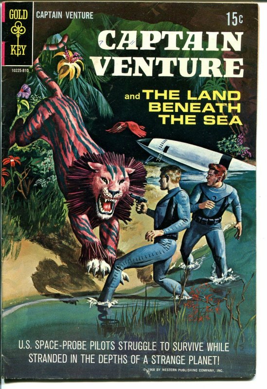 Captain Venture #1 1968-Gold Key-Land Beneath The Sea-1st issue-sci-fi-VG/FN