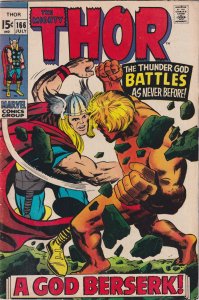 Thor #166 (1969) Thor vs Him (Adam Warlock 1st appearance)