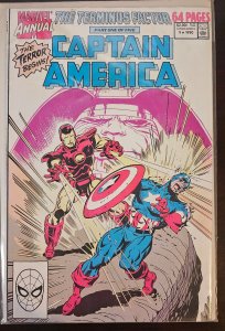 Captain America Annual #9 Newsstand Edition (1989)