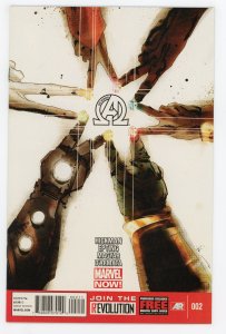 New Avengers #2 (2013 v3) Jonathan Hickman Black Panther Illuminati NM