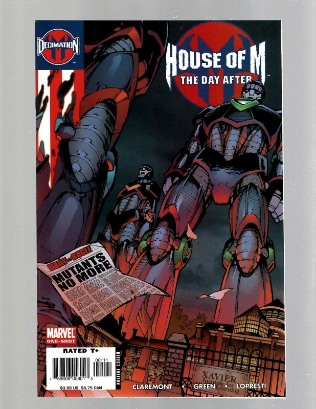 10 House Of M Marvel Comic Books # 1 2 3 4 5 6 7 8 + Day After 1 + Secrets 1 HY5