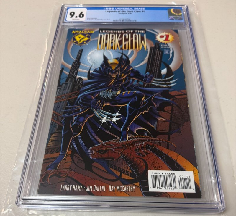 Legends Of The Dark Claw # 1 CGC Graded 9.6 Amalgam Comic Book Batman X-Men JH30