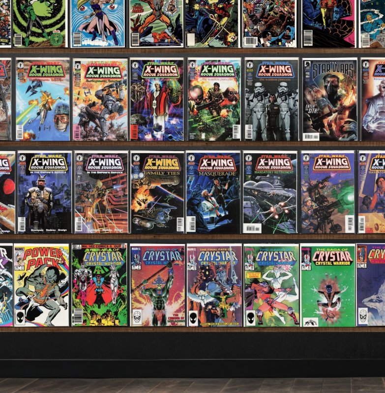 Huge Lot 150+ Comics with Cyberforce, Power Pack, The Star Wars, Rust & More!