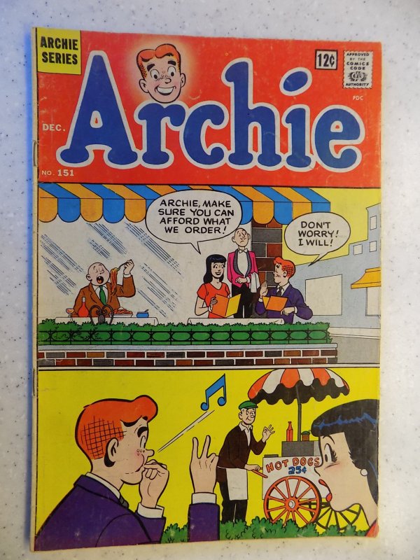 ARCHIE # 151 ARCHIE JUGHEAD VERONICA BETTY RIVERDALE