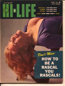 Hi-Life 3/1960-Wilmot-pulp fiction-pi-up pix-Dan DeCarlo art-FN