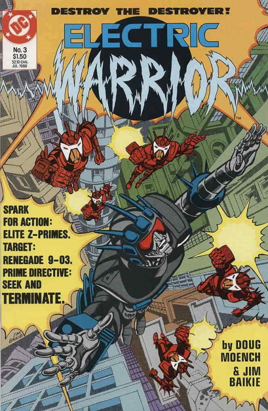 Electric Warrior #3 VF/NM; DC | save on shipping - details inside 
