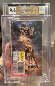 Nat. Lampoon’s European Vacation 1986 VHS CGC Graded 9.6 A++ Motor City Pedigree