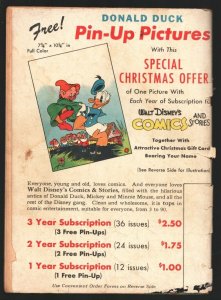 Walt Disney's Comic & Stories #510 1944-Dell-Christmas cover-Donald Duck-Carl...