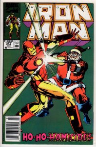 Iron Man #254 Newsstand Edition (1990) 9.0 VF/NM