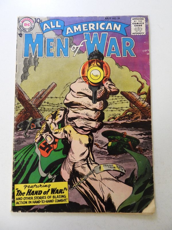 All-American Men of War #59 (1958) GD/VG condition