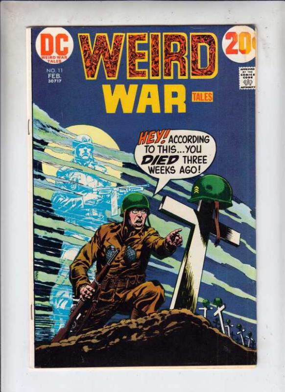 Weird War Tales #11 (Feb-73) FN+ Mid-Grade 