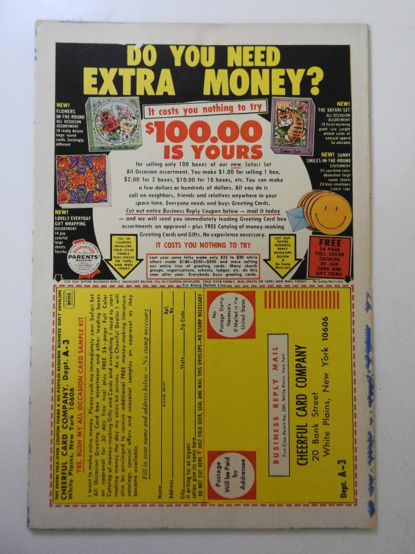 The Amazing Spider-Man #107 (1972) FN Condition tape pull back cover, overspray