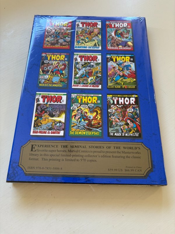 Marvel Masterworks Vol # 176 Thor 195-205 Limited To 970 SEALED Copy 3 J415