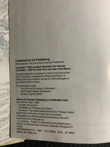 1987 THORGAL THE ARCHERS by Rosinski & Van Hamme HC FN+ 6.5 Ink Publishing