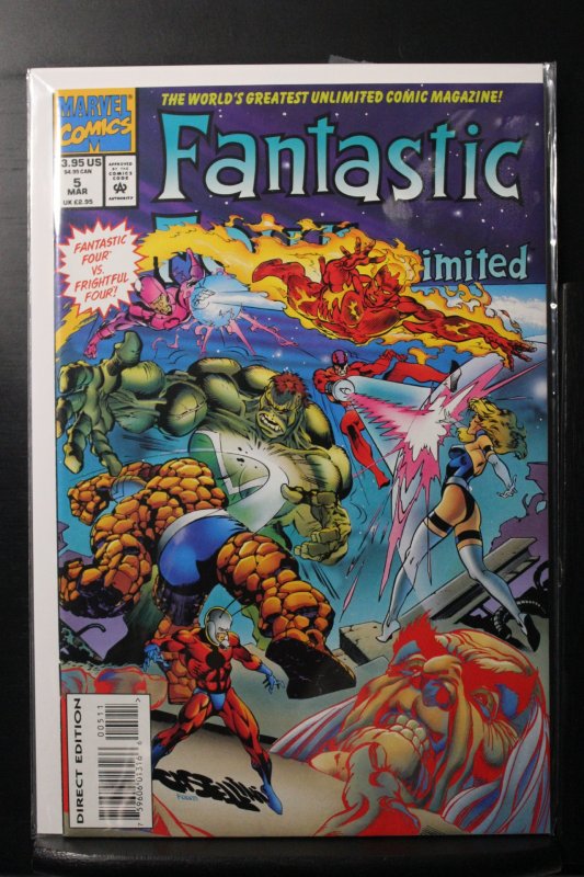 Fantastic Four Unlimited #5 Newsstand Edition (1994)