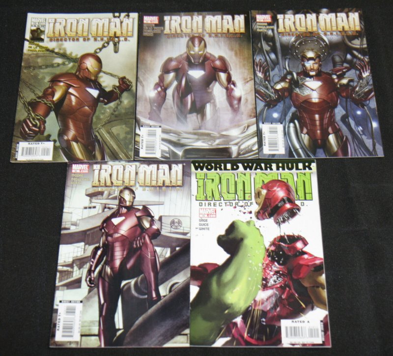 Marvel IRON MAN TITLES 34pc Mid-High Grade Comic Lot VF-NM Avengers S.H.I.E.L.D.