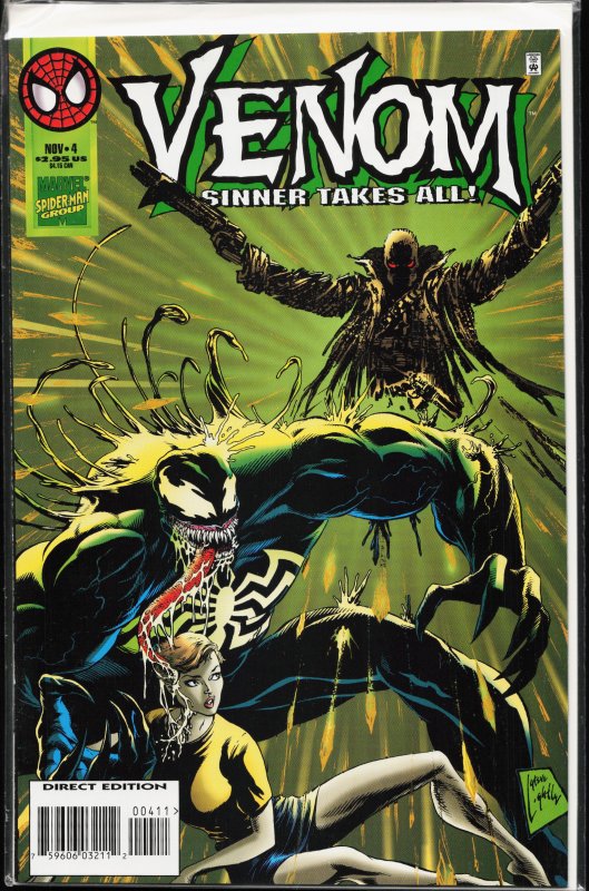 Venom: Sinner Takes All #4 (1995) Venom