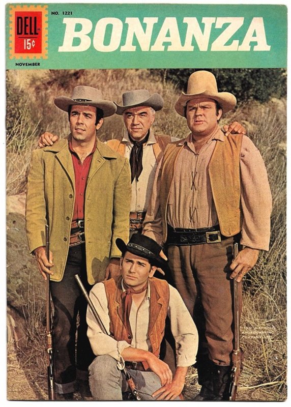BONANZA #4 (Dell Four Color #1221) (Sept1961) 8.0 VF  TV's Famous Western!