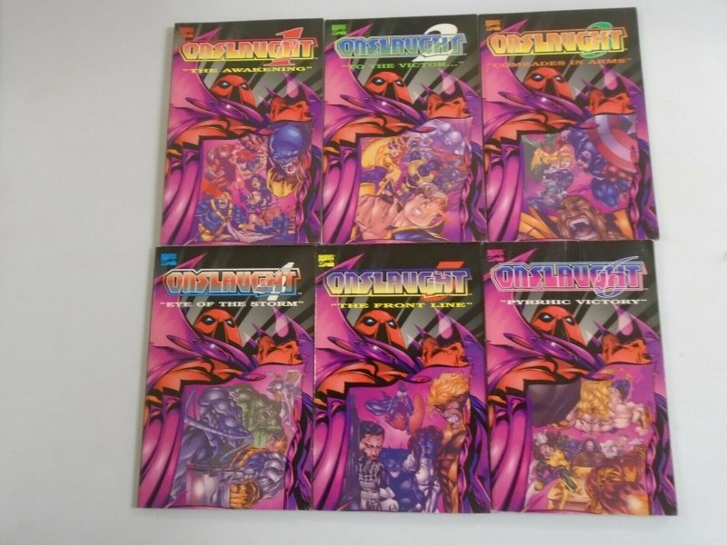 Onslaught TPB Set #1-6 8.0 VF (except #6 for free) (1996)