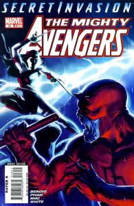 Mighty Avengers #16 VF ; Marvel | Secret Invasion Daredevil 168 Tribute