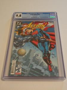 Action Comics #1000 CGC 9.8; Jim Steranko 1970's flag variant!! 80-page giant!!