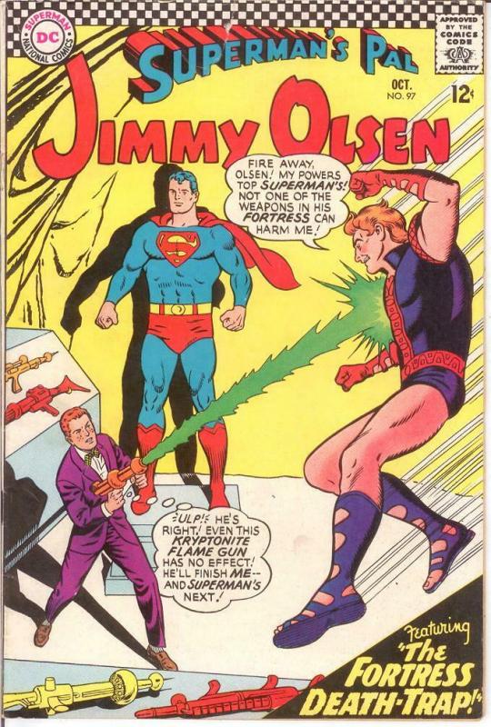 JIMMY OLSEN 97 GOOD Oct. 1966 COMICS BOOK