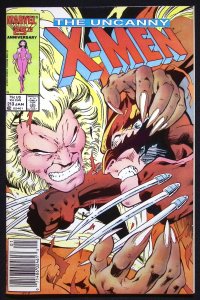 Uncanny X-Men #213 Sabertooth vs. Wolverine!