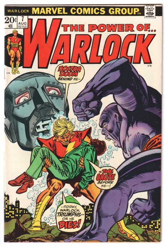 Warlock #7 (1973) Warlock vs Doctor Doom!