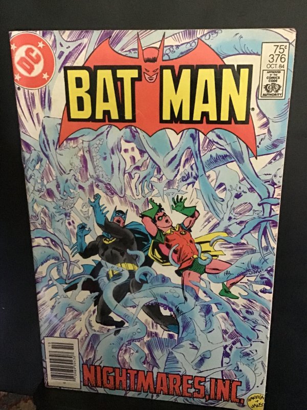 Batman #376 (1984) Wow! High-grade key! Nocturna cameo! VF/NM Wow!