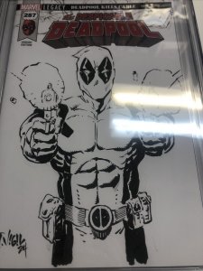 Despicable Deadpool (2017) #287 (CGC 9.8 SS) Signed sketch Tim Vigil  * Marvel