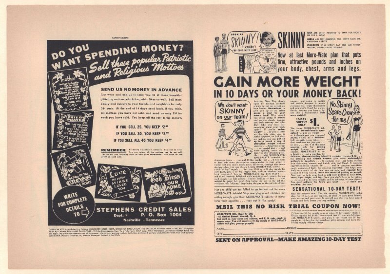 Cartoon Kids #1 Unused Comic Book Cover - Marvel (Grade 7.5) 1957