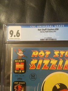 Hot Stuff Sizzlers #50 CGC 9.6 NM+ 1972 Harvey Comics Giant Size Highest Graded