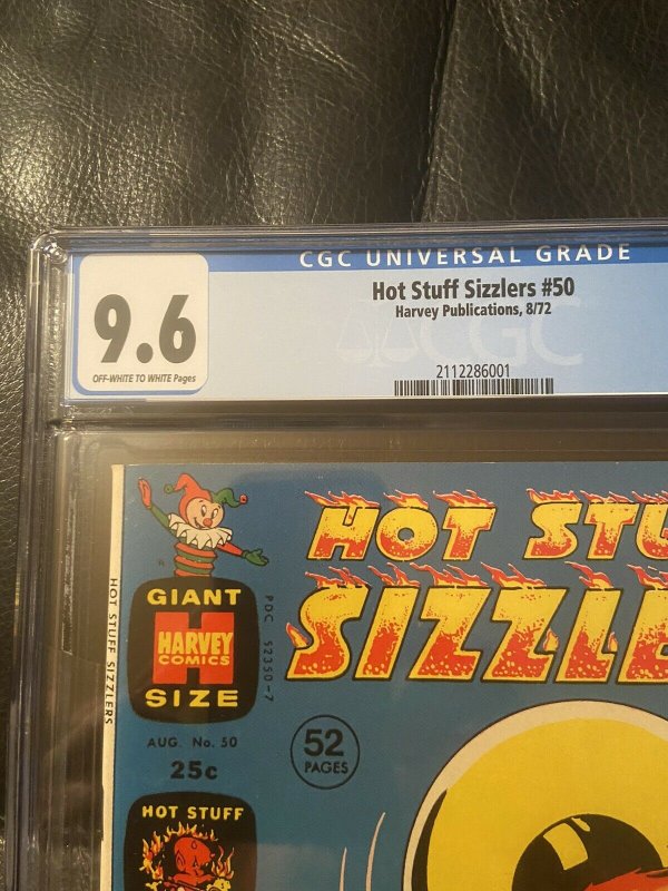 Hot Stuff Sizzlers #50 CGC 9.6 NM+ 1972 Harvey Comics Giant Size Highest Graded