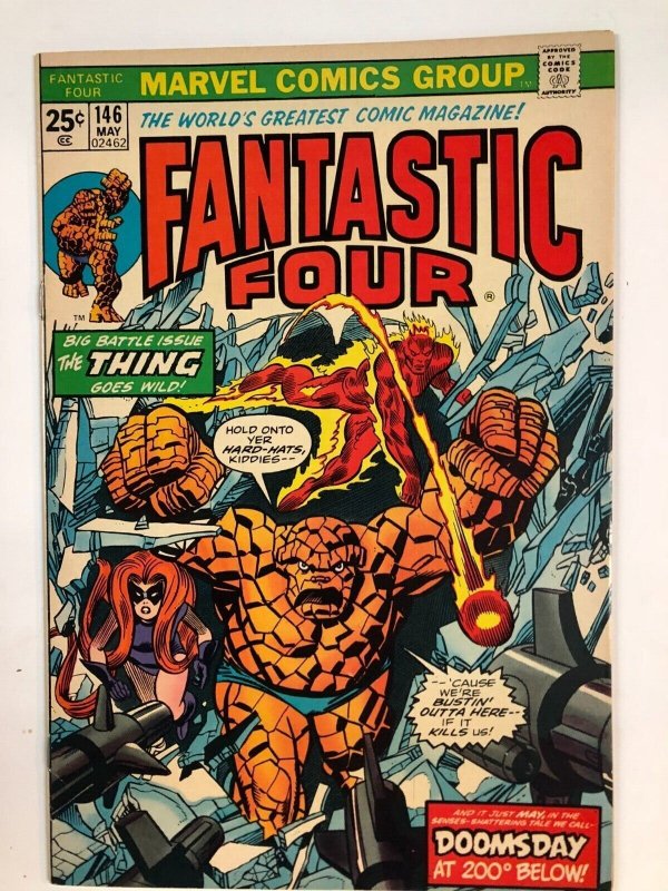 FANTASTIC FOUR 146 FINE+  May 1974  Marvel bronze age Conway, Esposito, Sinnott