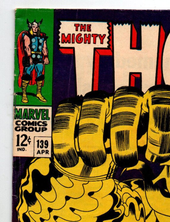 The Mighty Thor #139 - Lady Sif - Ares - Jack Kirby - 1967 - VG/FN