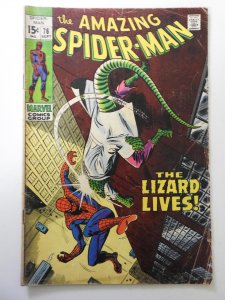 The Amazing Spider-Man #76 (1969) VG- Condition tape pull fc