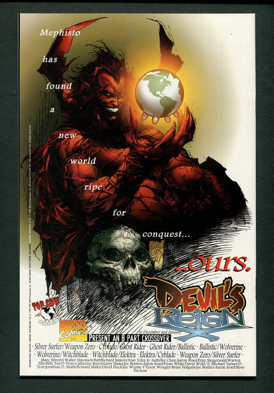 Cyber Force #29 ( 9.0 VFN/NM) Marc Silvestri  / Dec 1996